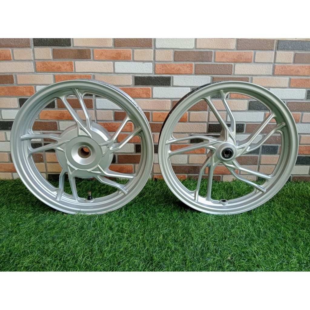 Velg Honda Vario New 125-150 Original Copotan Motor Repaint Silver