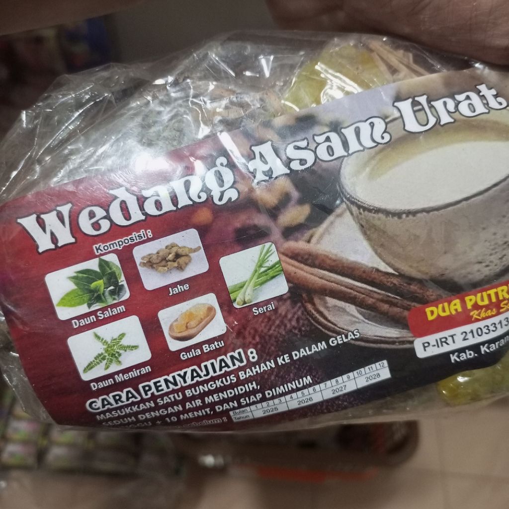 wedang asam urat