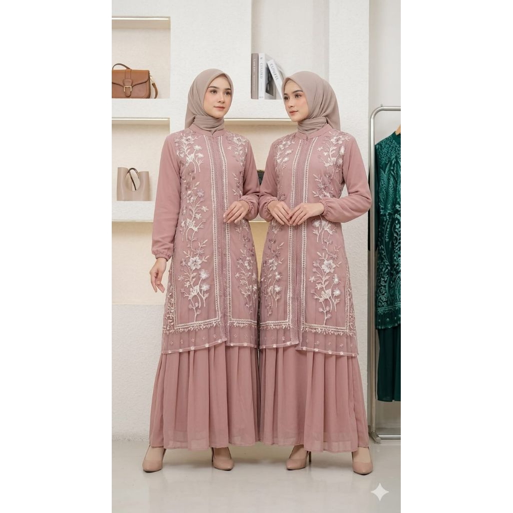 Gamis Organza Premium