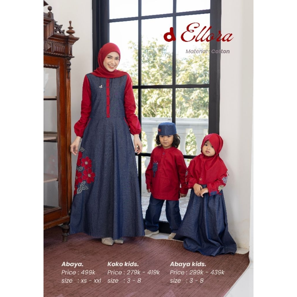 SARIMBIT MOM & KIDS D'ELLORA 2027 BY RUMAH DANNIS / SARIMBIT DANNIS 2027 / SALE DANNIS / COUPLE DANN