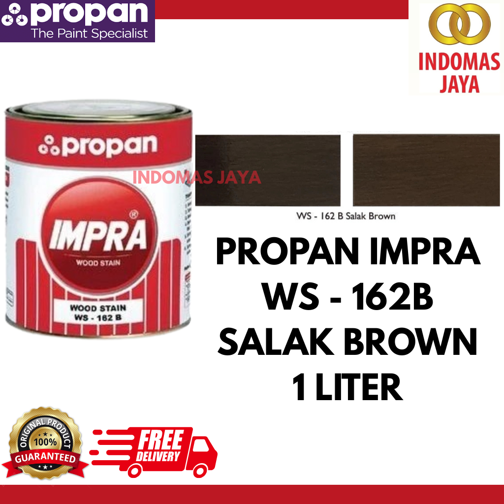 Propan Impra Woodstain Wood Stain WS-162B Salak Brown 1 Liter
