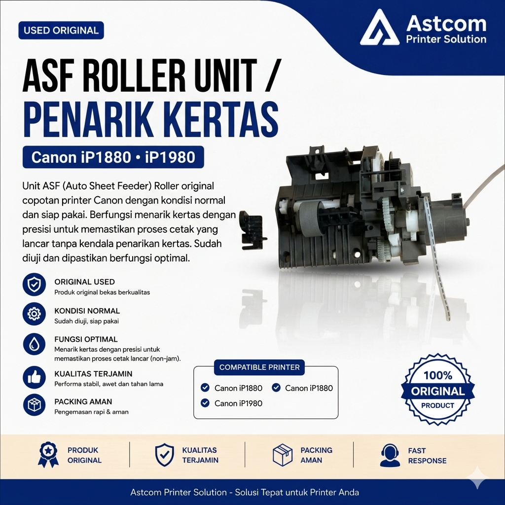 ASF Roller Canon iP1880 iP1980 Roller Penarik Kertas Original Used