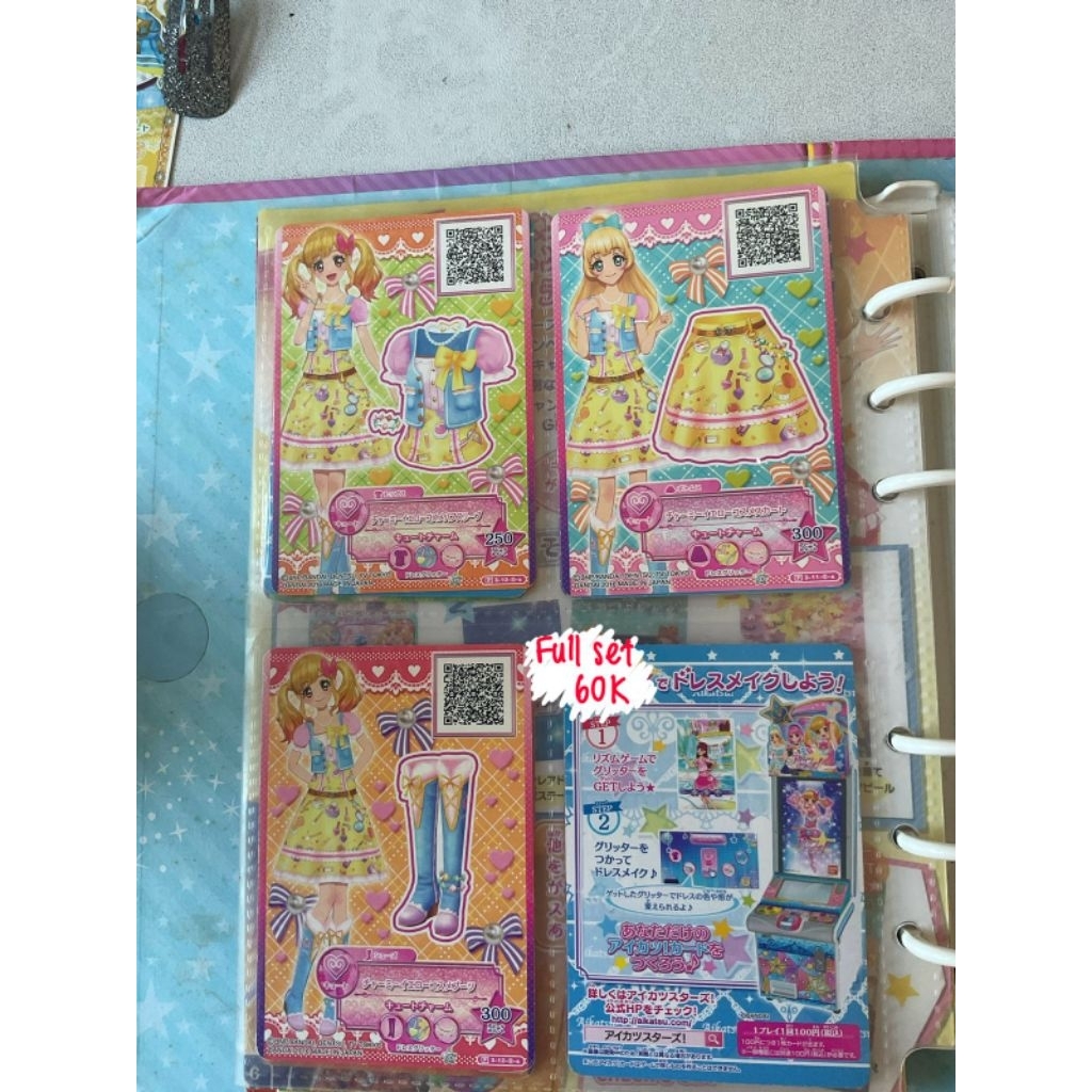 kartu aikatsu star full set