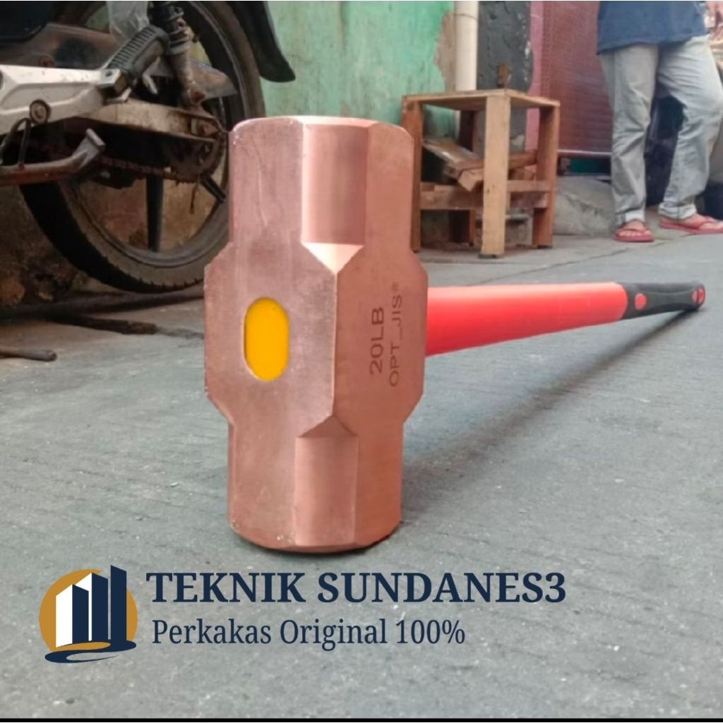 palu tembaga (copper hammer) merek OPT, 10 LB OPT JIS
