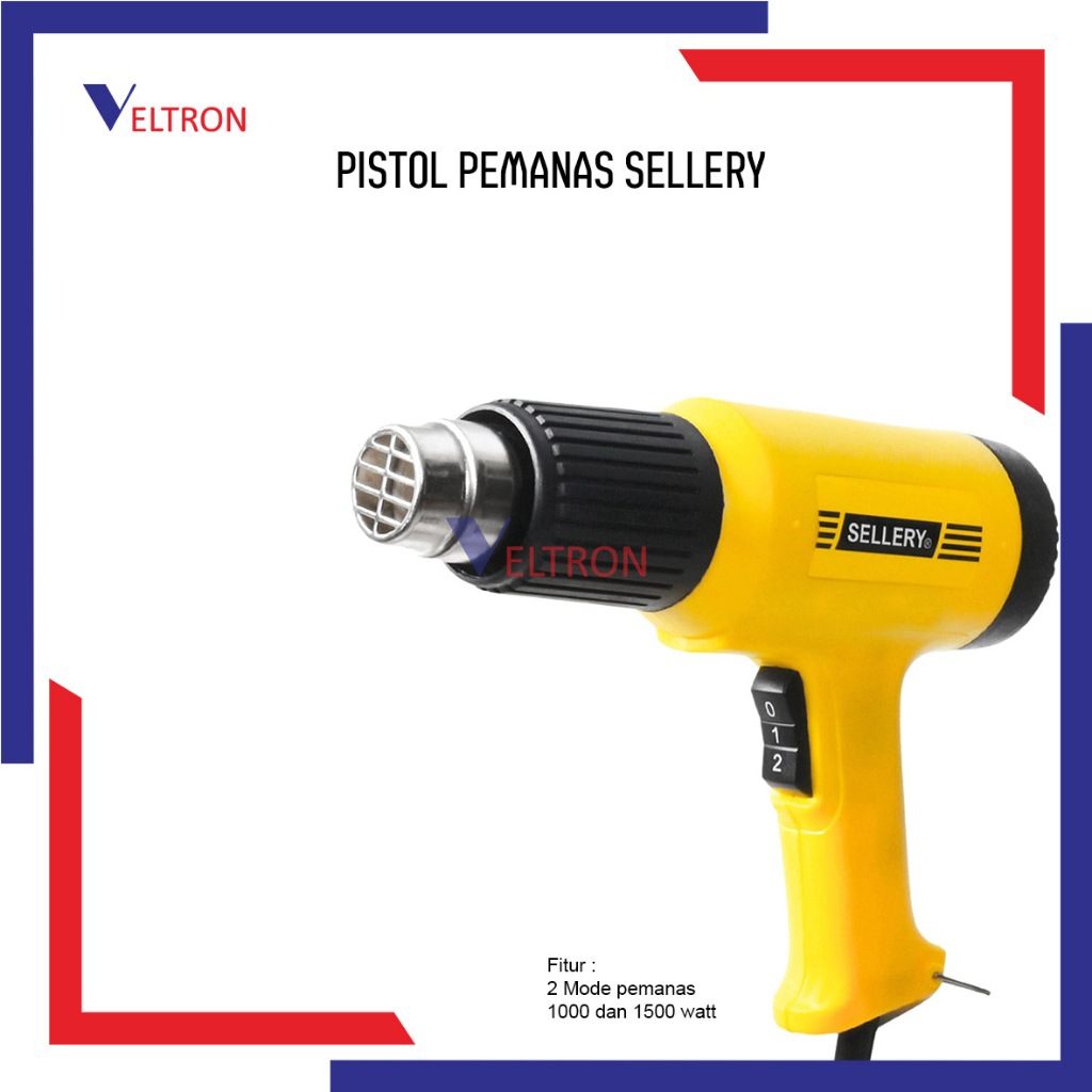 Hot Gun - Heat Air Gun Pemanas Plastik SELLERY ORIGINAL