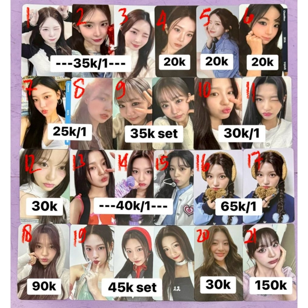 triples kotone s11 chaewon s21 artms loona choerry izone hyewon kiof kiss of life julie csr duna res