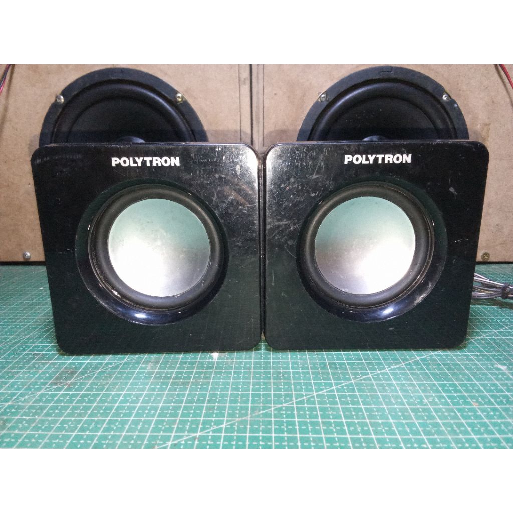 2pcs Speaker Home Theater Polytron