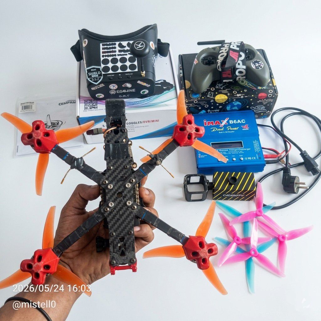 paket RTF fpv 5" inch freestyle