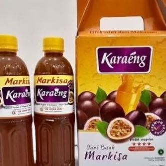 Karaeng Sirup Sari Buah Markisa Premium Asli dari Makassar isi 500 mL / Botol - YukFresh