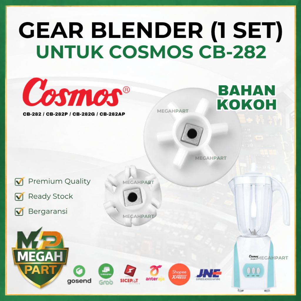 Karet Gear Blender COSMOS CB-282 CB282P CB282G CB282AP - Gear Pemutar Blender COSMOS CB-282 - Koplin