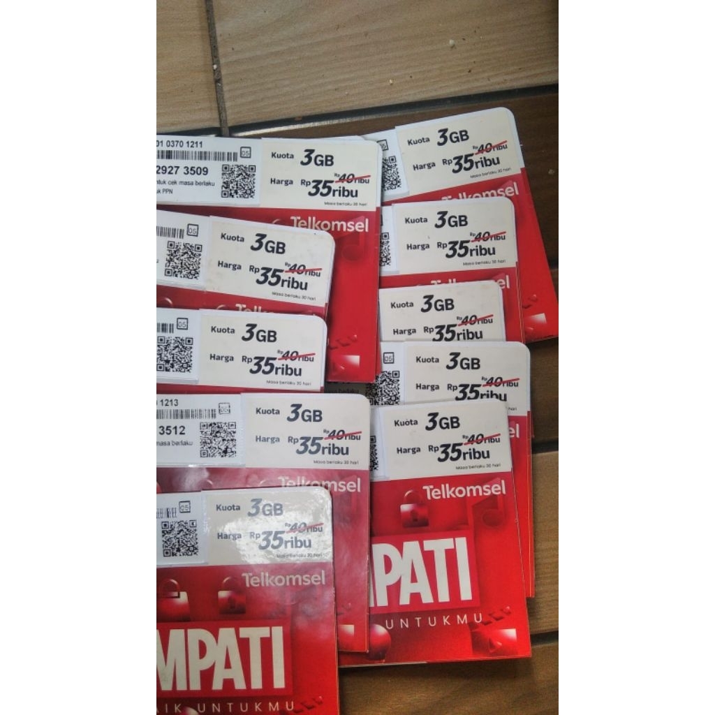 Telkomsel 3GB (kuota jalan 30hari)