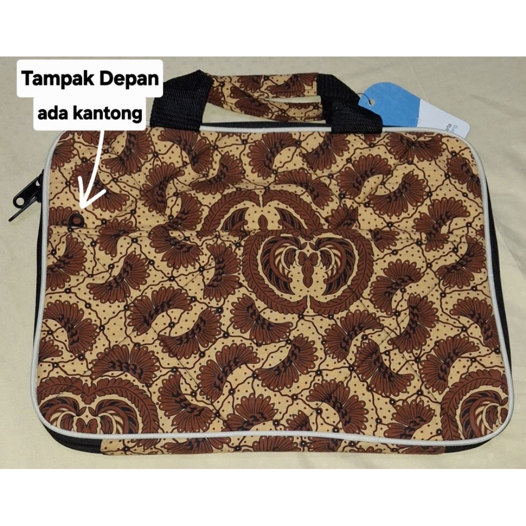 Tas Laptop 12 inch Batik Cantik