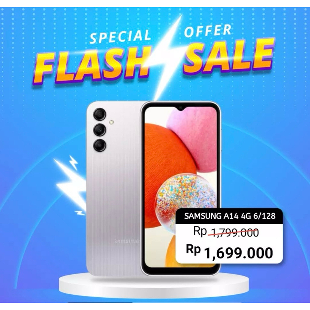 SAMSUNG A14 4G RAM 6GB INTERNAL 128GB EXYNOS 850 KAMERA 50MP (Second)