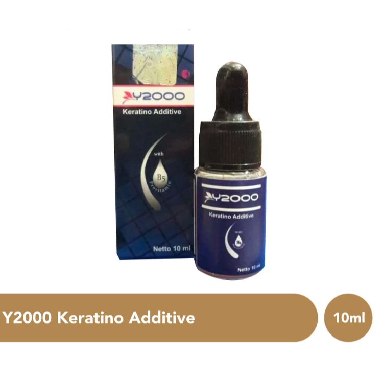 Y2000 Keratin Additive 10ml Memperkuat Rambut Keratin Vitamin Rambut