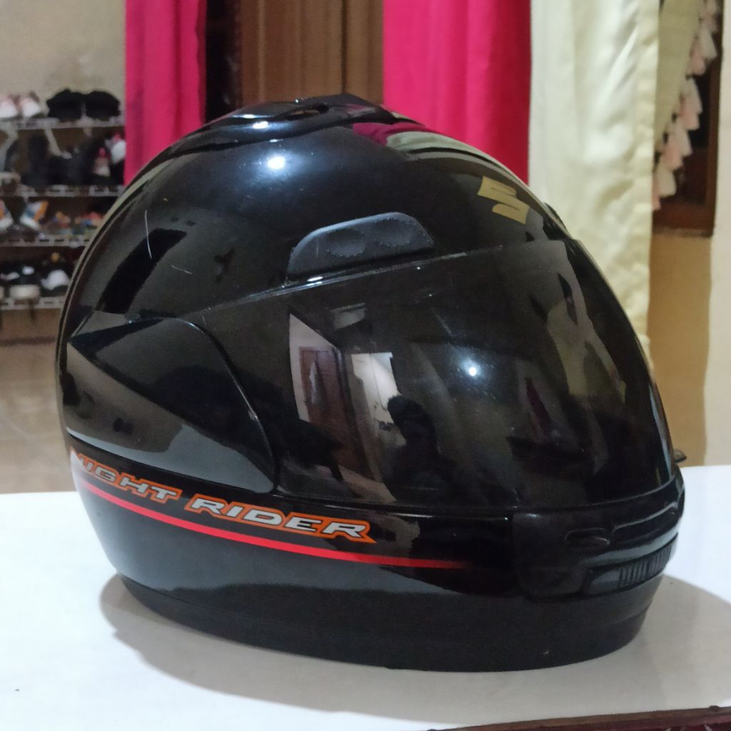 HELM FULLFACE SUZUKI NIGHT RIDER, SECOND MULUS