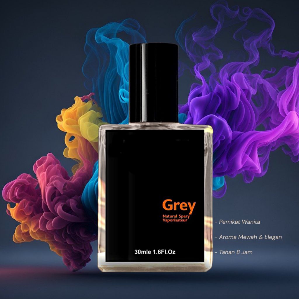 Jayrosse Grey | Parfum Jayrosse Grey Eau De Parfume 30ml | Parfum Tahan Lama | Parfum Pria Terlaris 