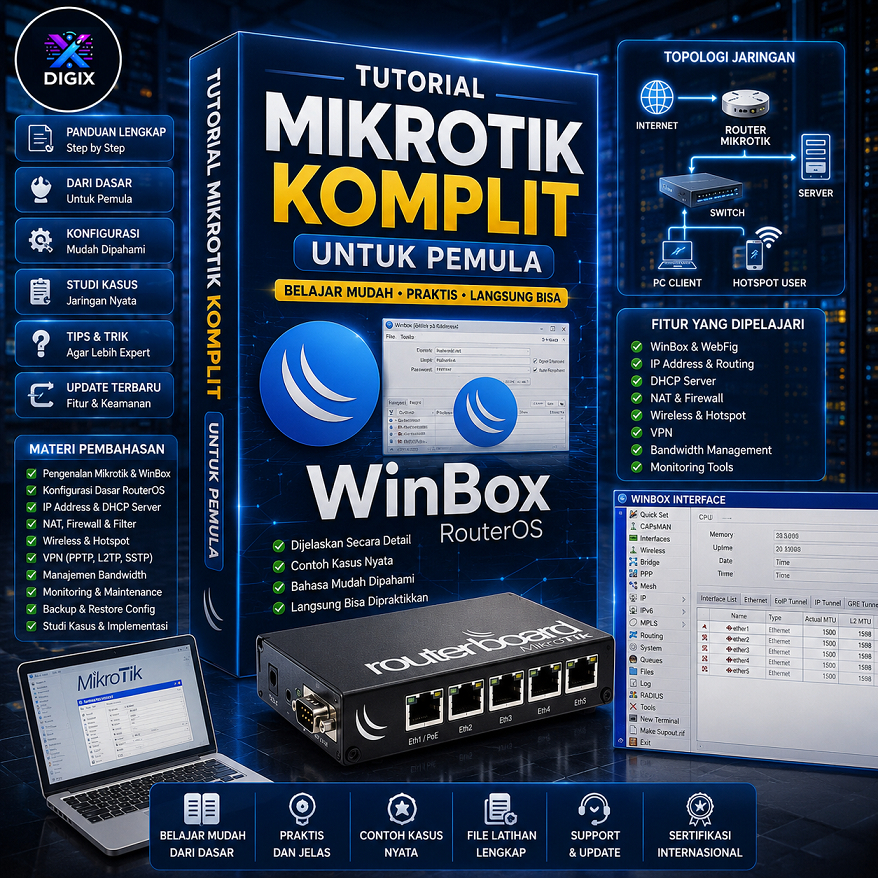 Tutorial Mikrotik Komplit Untuk Pemula