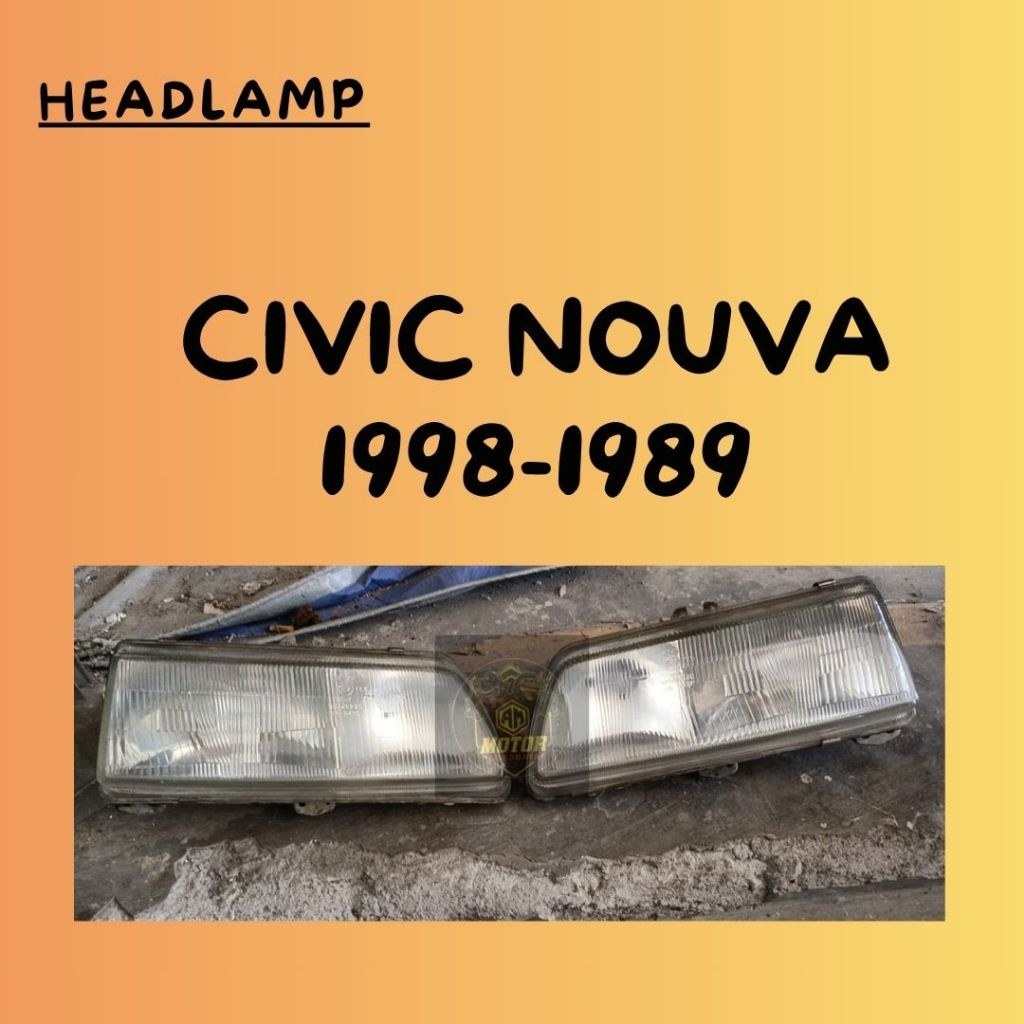 Headlamp Civic Nouva 1988-1989