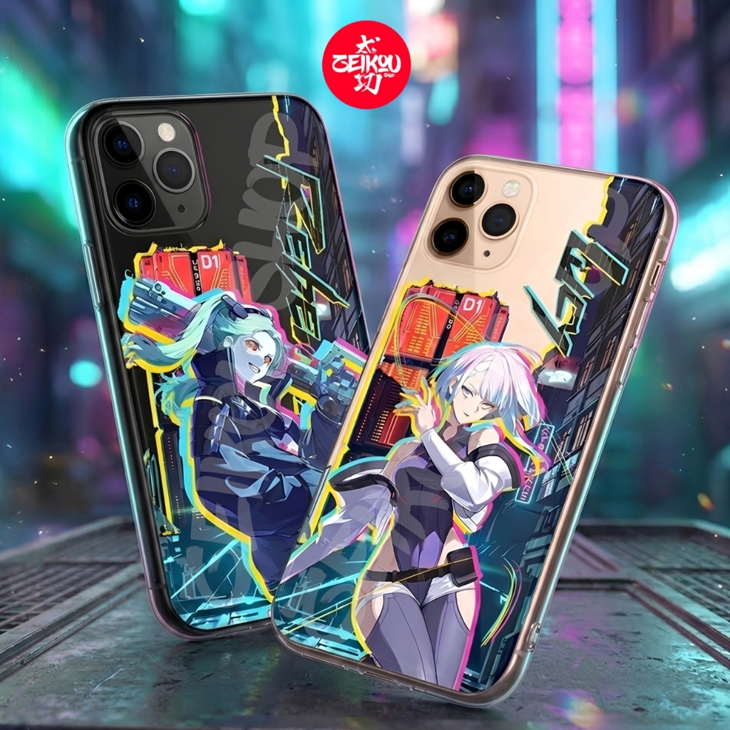 Premium Case Wuthering Waves x Cyberpunk Edgerunner - Lucy Rebecca Collection Semua Tipe HP