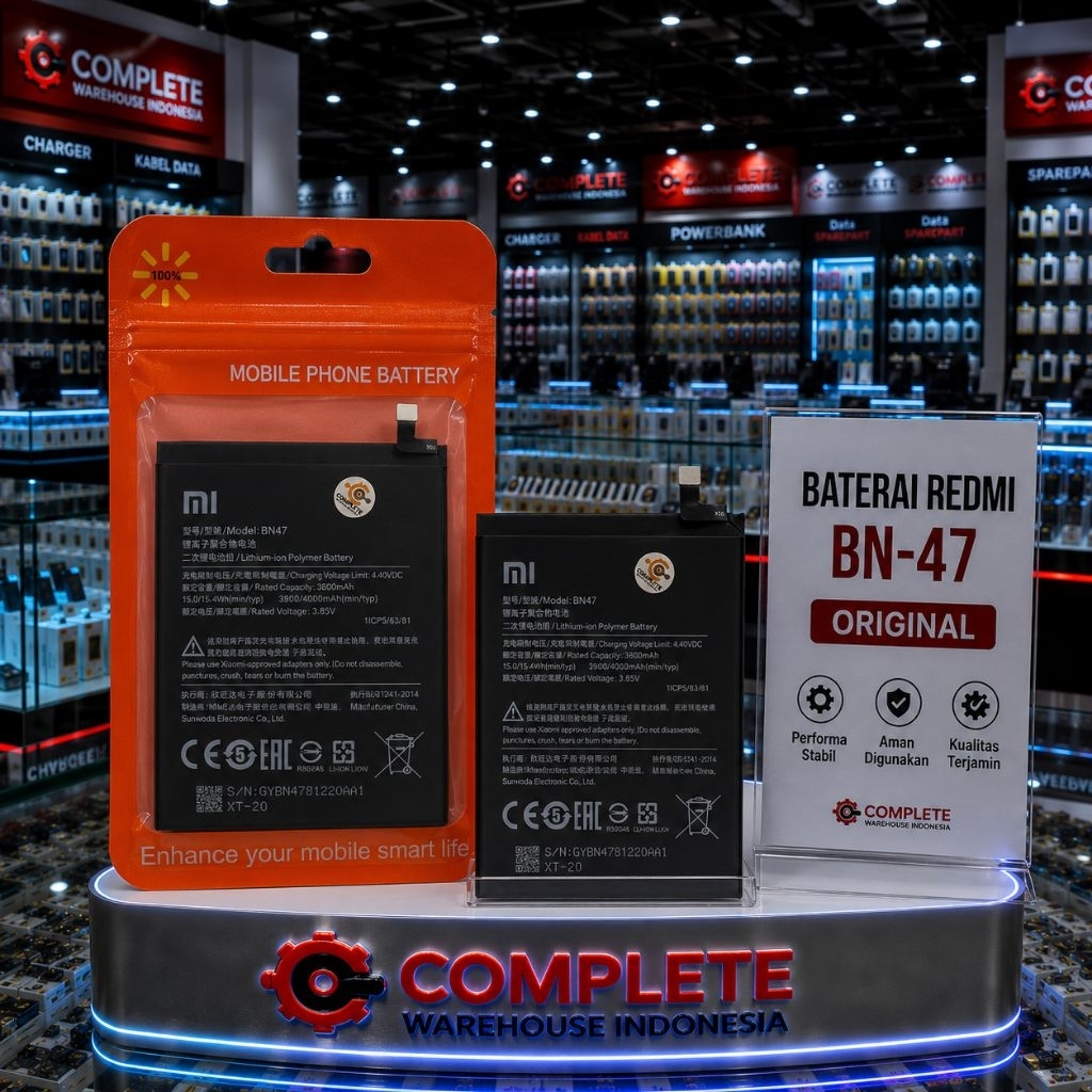 BATERAI XIOMI REDMI 6 PRO | BN-47 | BATT XIOMI BN47 ORIGINAL