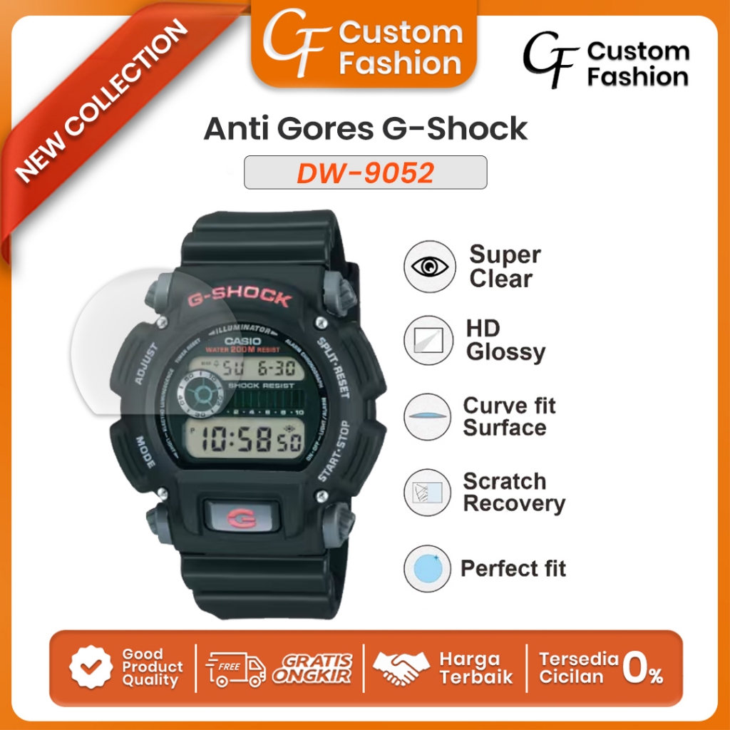 Anti Gores Jam Tangan Casio G-Shock DW-9052 DW9052 DW 9052 Hydrogel