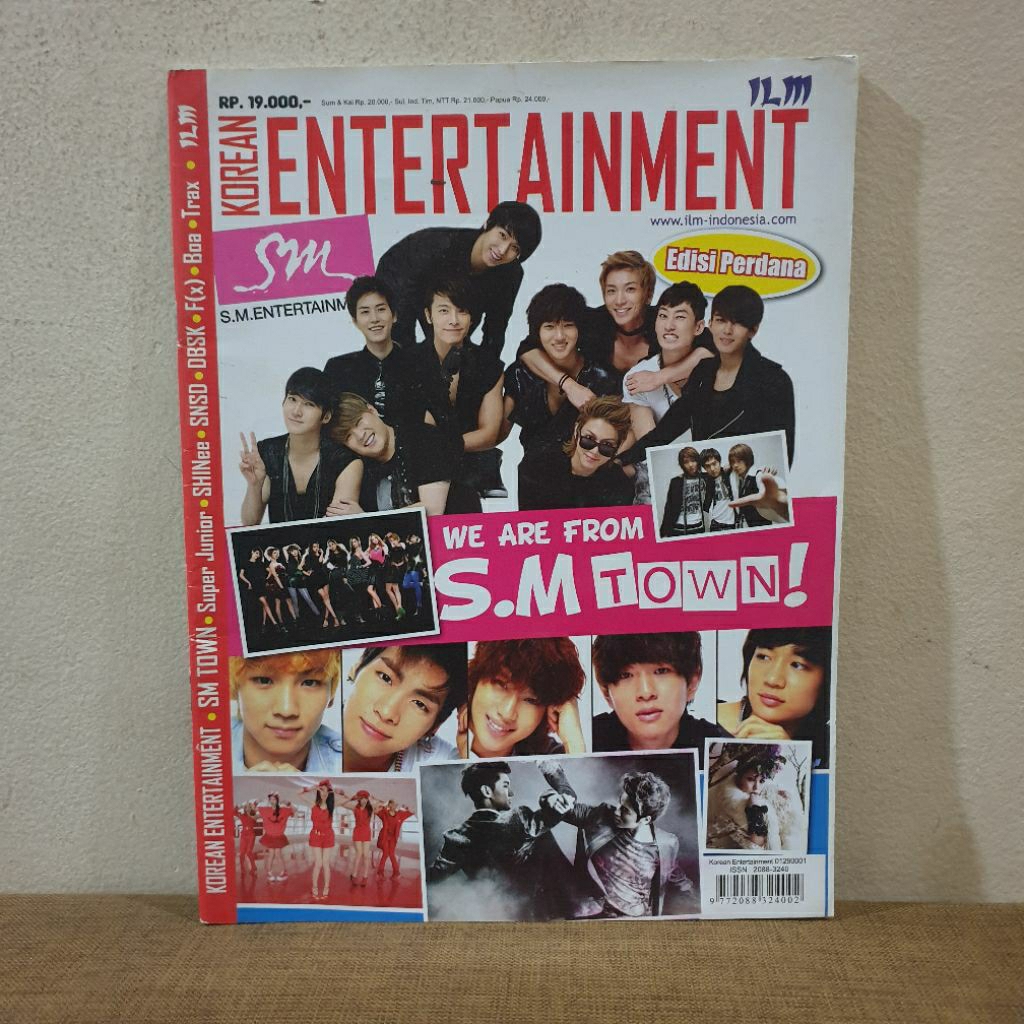 Majalah Musik Korean Entertainment Edisi Perdana Edisi Pertama