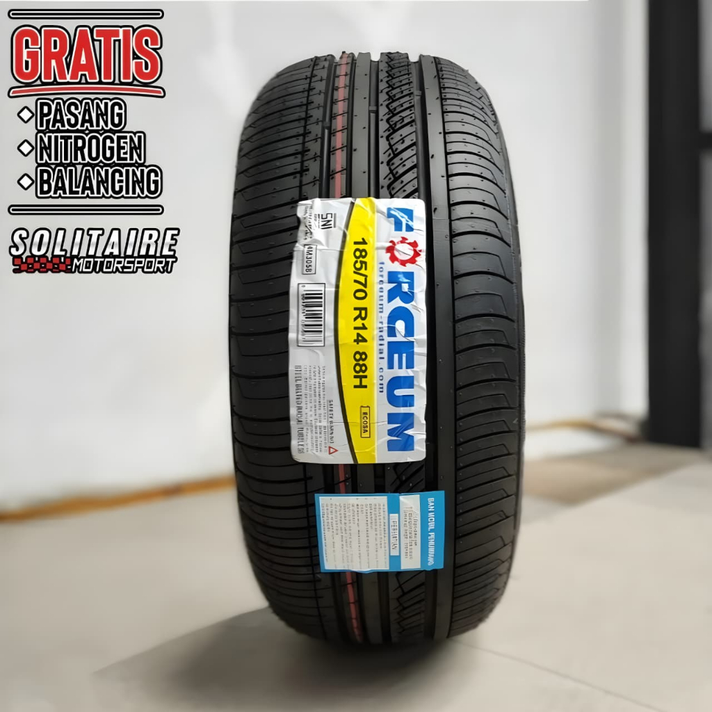 Ban Forceum Ecosa 185/70 R14 Baru - Ban Mobil Avanza Xenia Calya Sigra