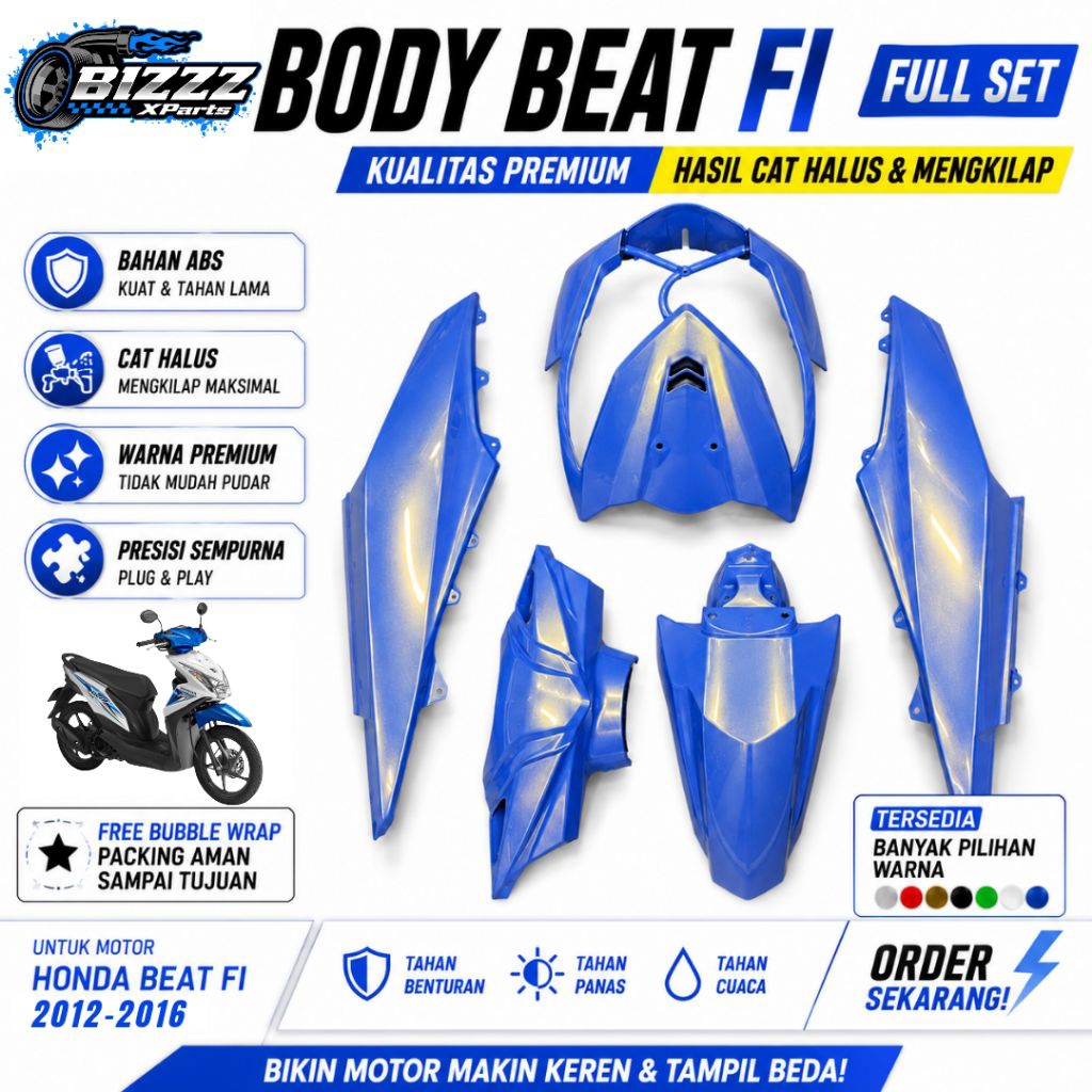 Body Halus Beat Fi Fullset Repaint Premium Tahun 2012 2013 2014 2015 2016 Variasi Motor