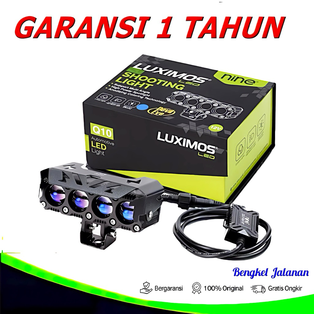 [NEW]Lampu Tembak Laser SQL 3mata 80WATT 12-35Volt Luminos Sorot Laser D2laser Foglamp D2laser