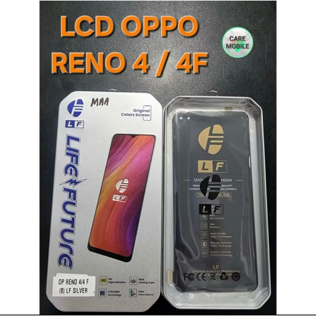 Lcd oppo reno 4 / 4f ( silver LF )