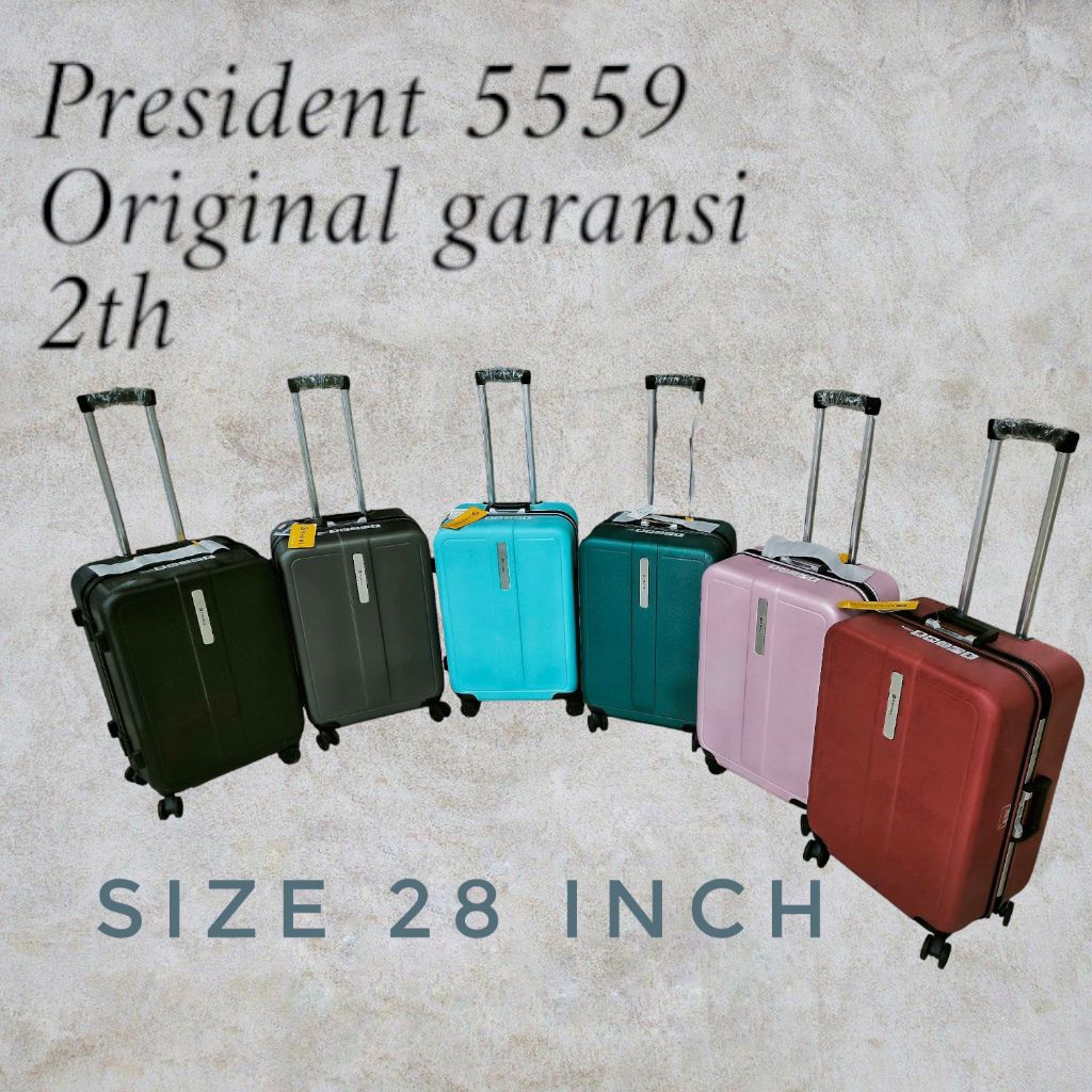 Koper President Frame Bagasi size 28 inch original