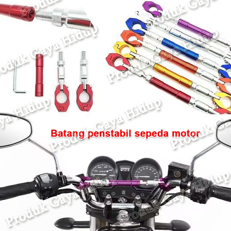 STABILIZER STANG CNC PALANG STANG RX KING PCX BYSON VIXION NINJA R UNIVERSAL MOTOR