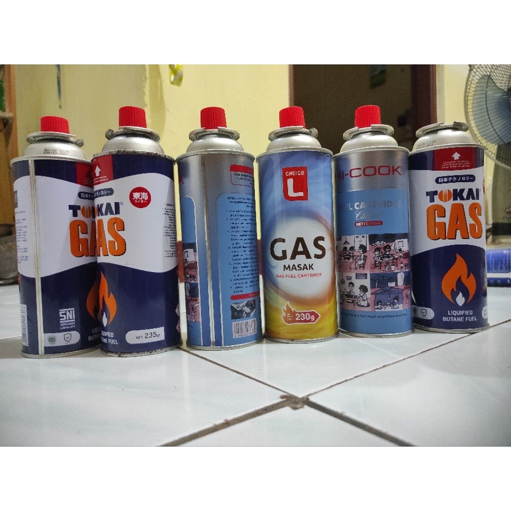 Tokai/Hi-Cook Gas Kaleng Kosong tanpa isi (235gr )