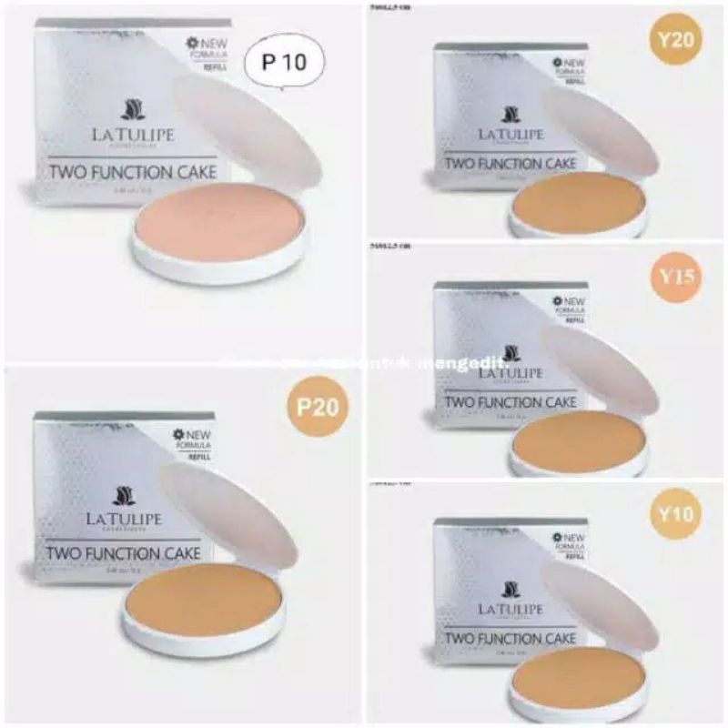 La Tulipe refil bedak two way cake