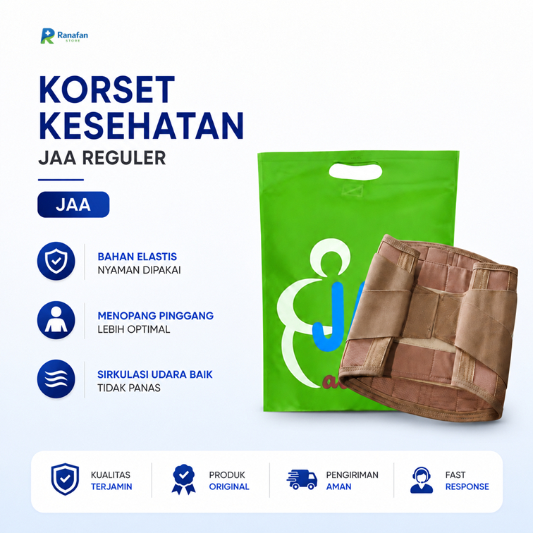 Korset JAA Reguler / Standar Korset Medis Penyangga Punggung Nyaman dan Aman