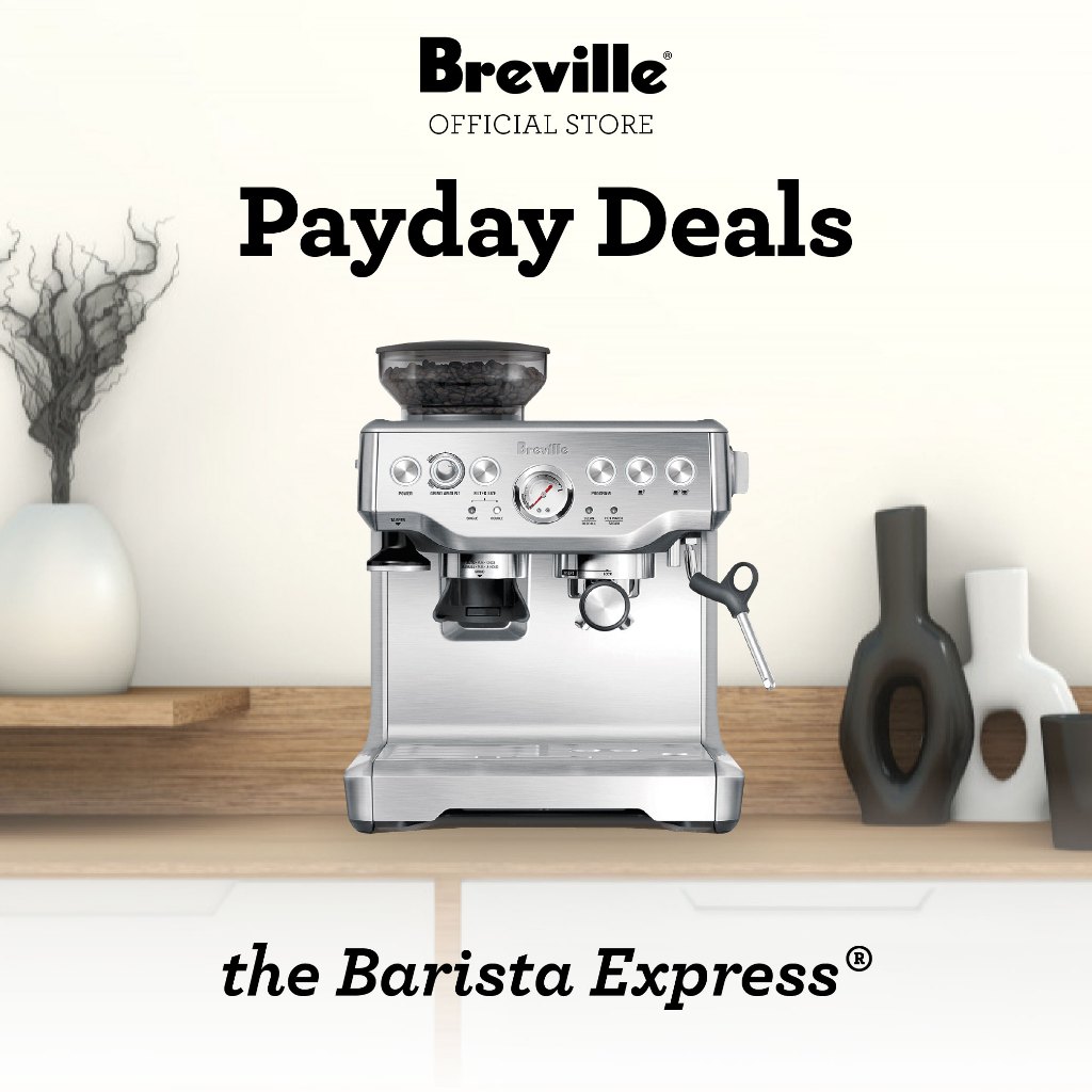 Breville the Barista Express - Mesin Kopi Espresso Otomatis