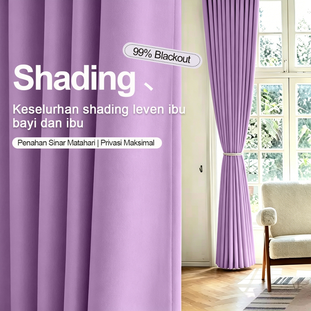 Gorden Jendela Pintu Minimalis Bahan Polos Import Premium tirai jendela kamar aesthetic gorden minim