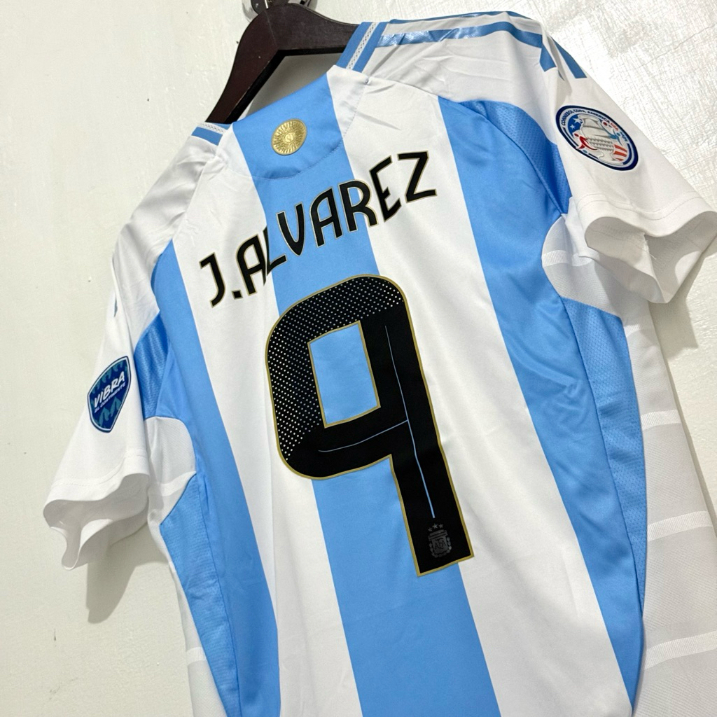 JERSEY ARGENTINA HOME 2024-2025 SHORTSLEEVE PLAYER ISSUE - J ALVAREZ