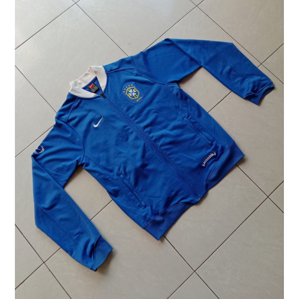 HARTA KARUN TRACKTOP JAKET NIKE ANTHEM TIMNAS BRASIL 2006