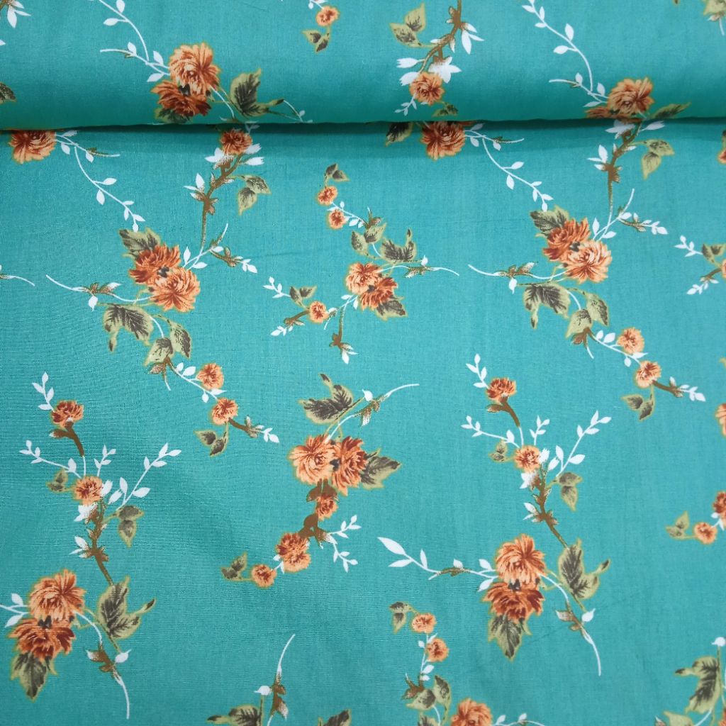 KAIN KATUN JEPANG ORIGINAL PREMIUM IMPORT BUNGA