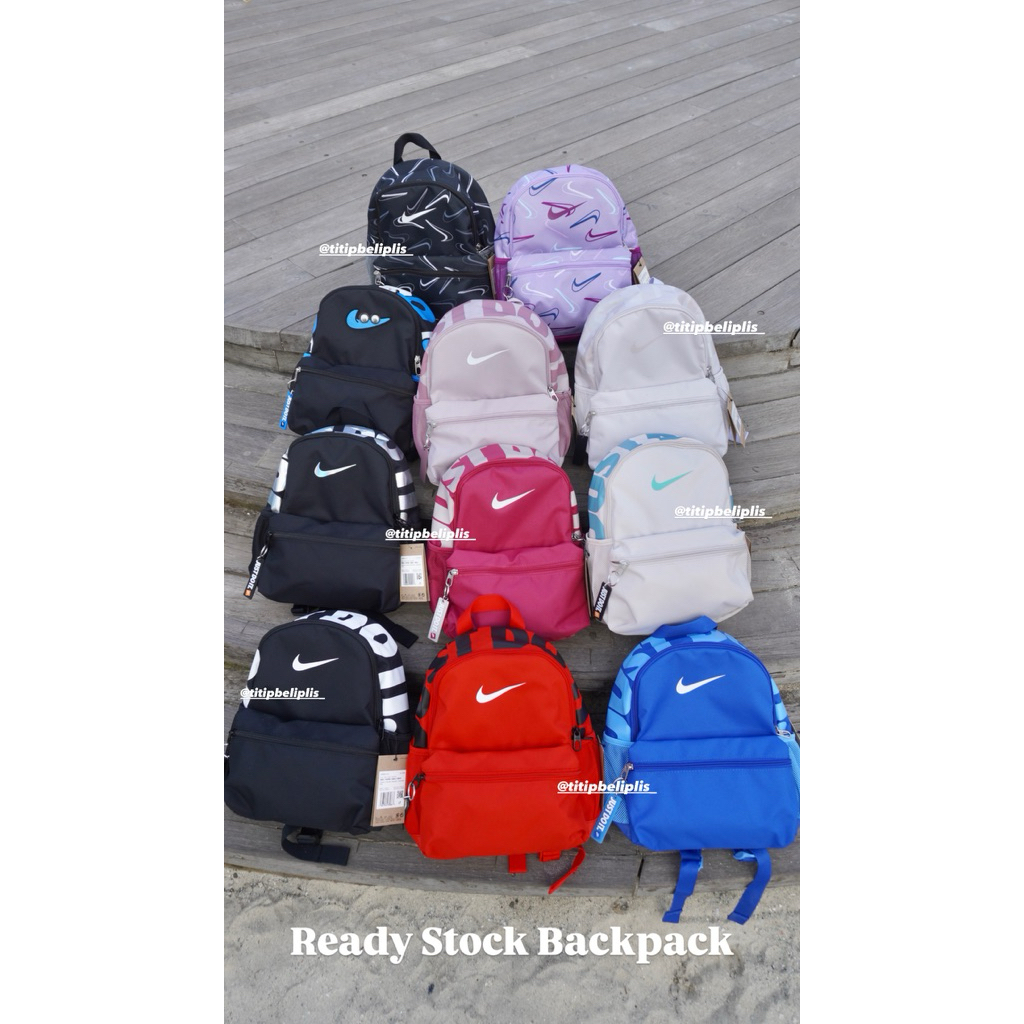 READY BRASILIA JDI BACKPACK PURPLE BLUE PINK PLATINUM LILAC PLATINUM VIOLET BLACK WHITE RED SWEET BE