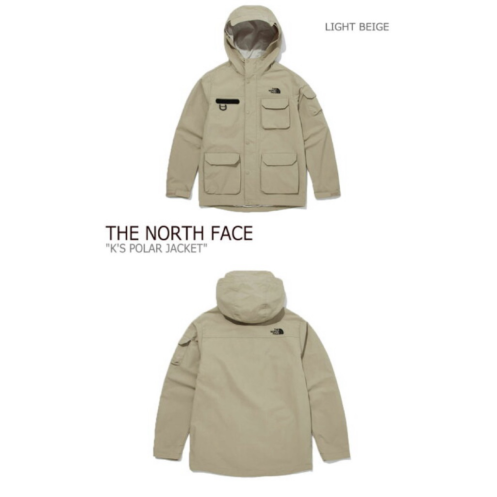 jeket outdoor outdor anak The North Face K'S Polar Jacket multi Pocket TNF size 120 3T 4T 5T