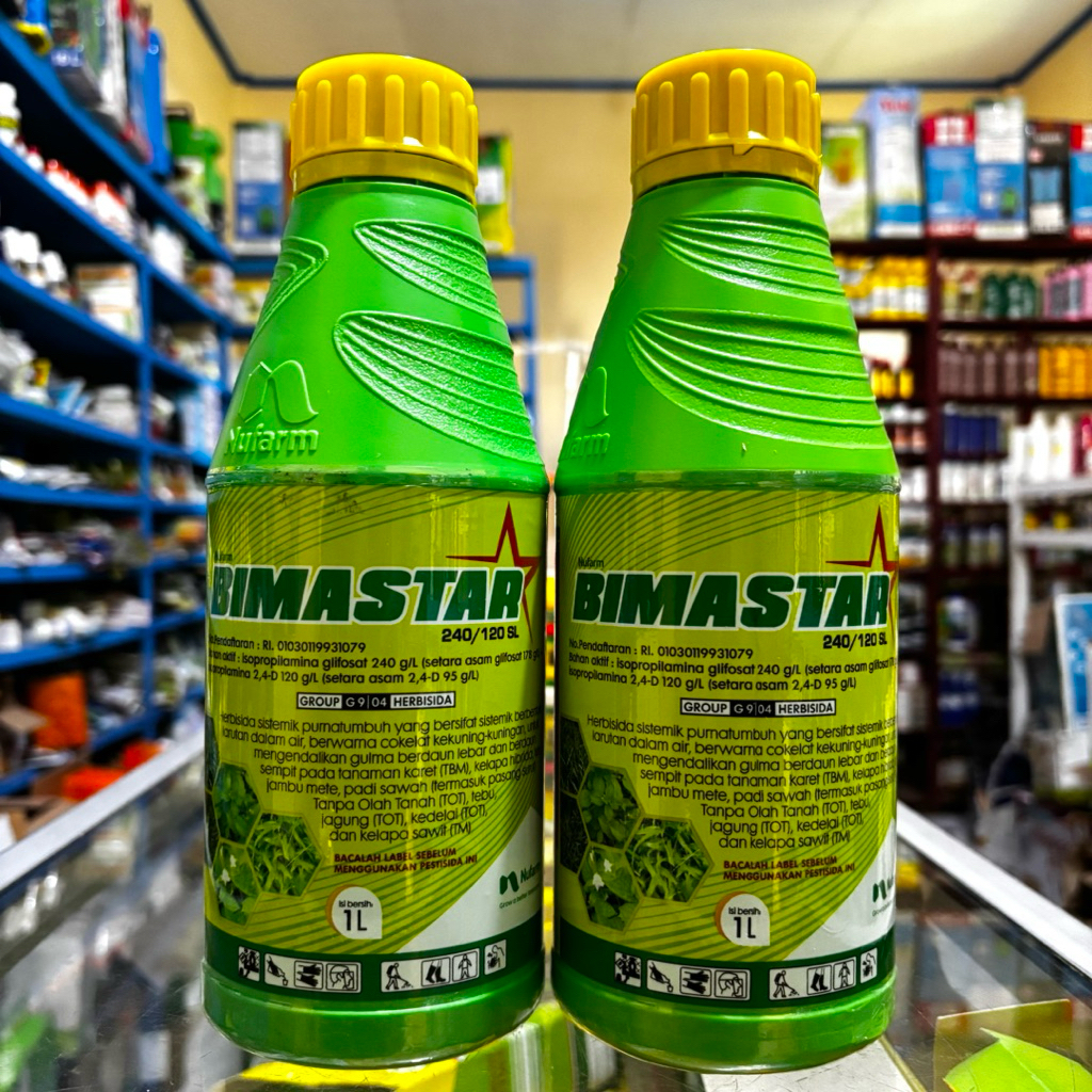 Herbisida BIMASTAR 240/120SL Kemasan 1 Liter - Bimastar Efektif Membasmi Semua Jenis Rumput