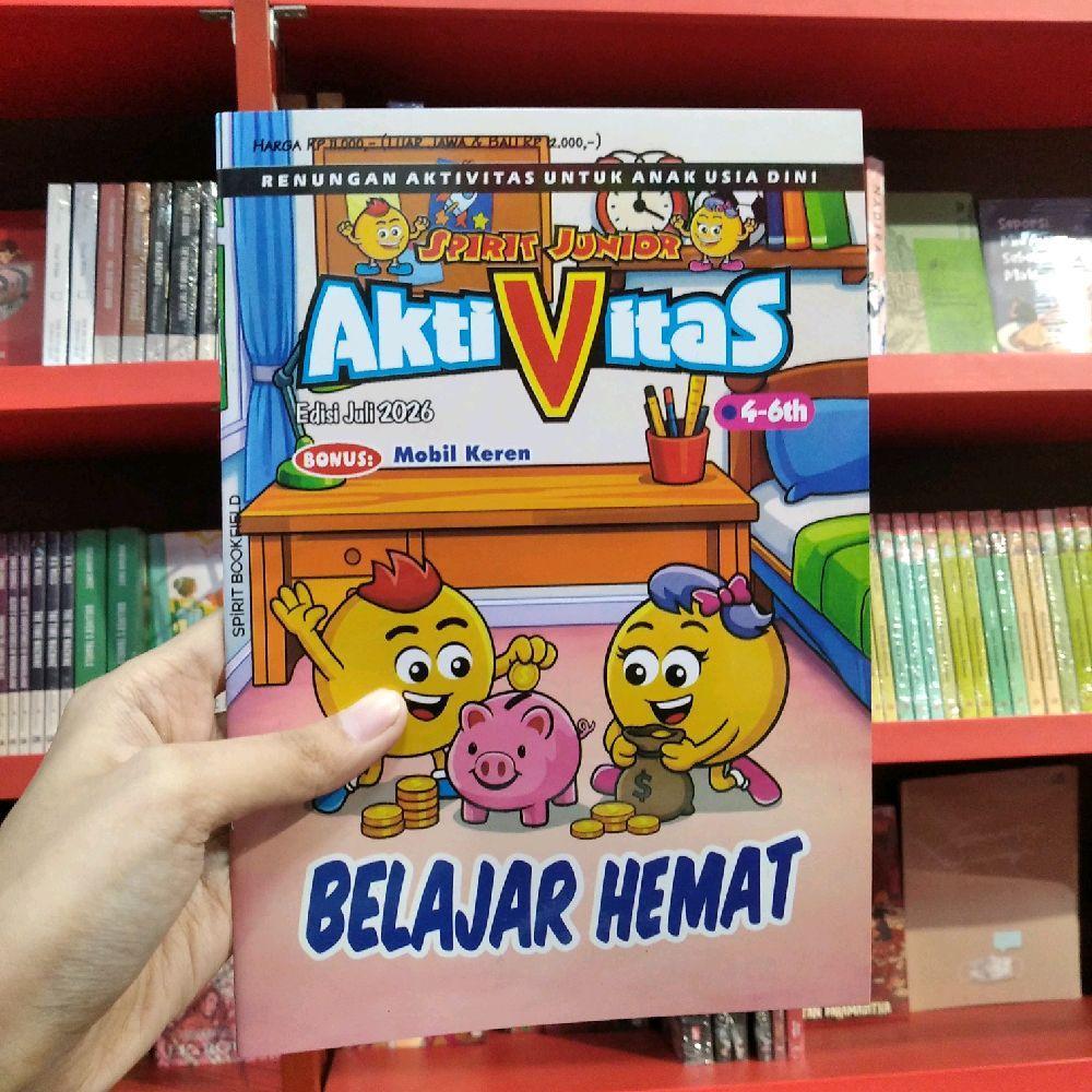 Buku Kristiani - Renungan Harian Anak Kristen SPIRIT Junior Aktivitas 4-6 Tahun Edisi Terbaru 2026