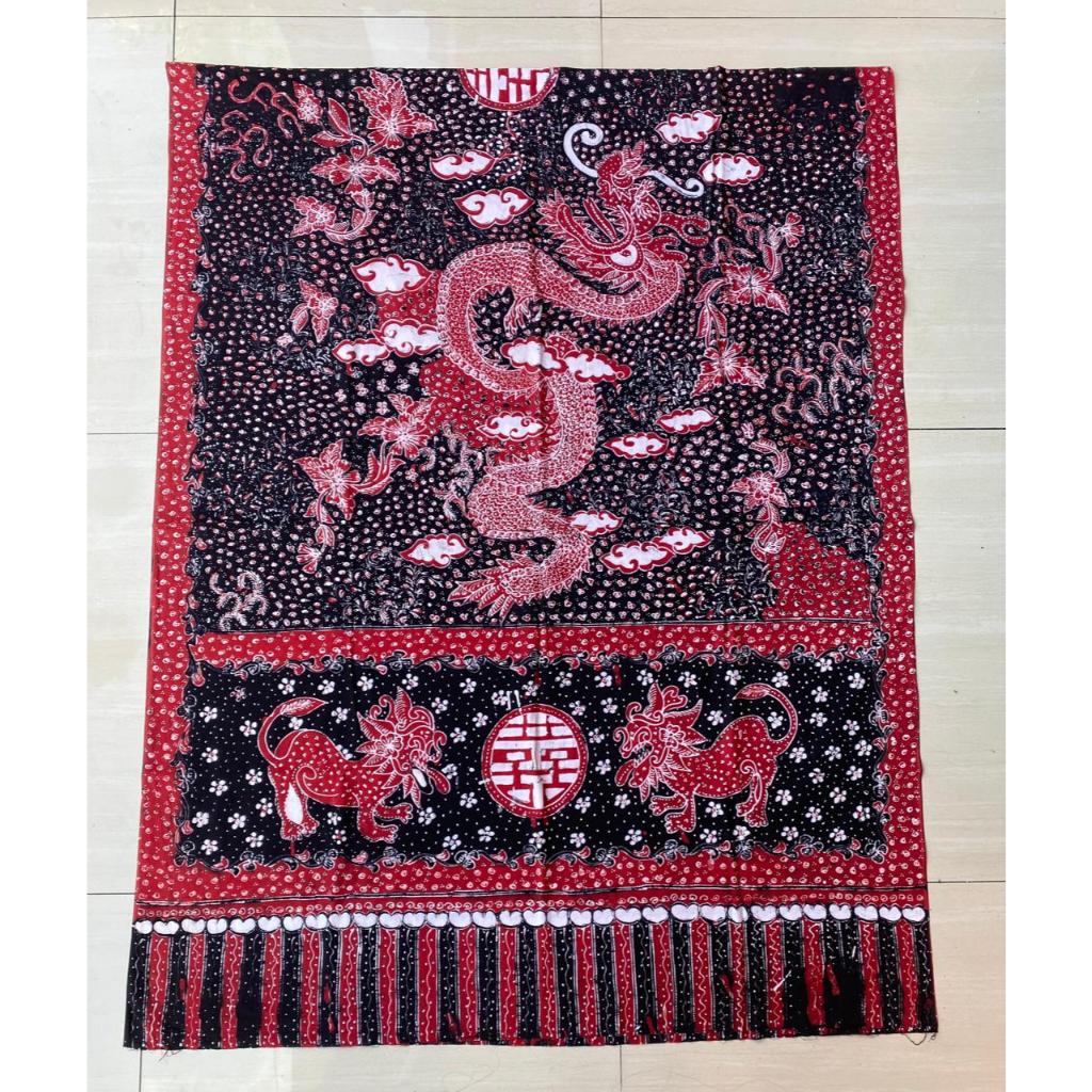 Selendang batik tulis lasem series naga 2