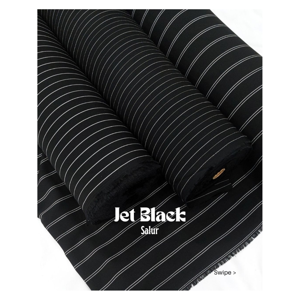 Kain jetblack / kain jetblack motif / kain jetblack salur / kain abaya / kain abaya hitam - tokokain
