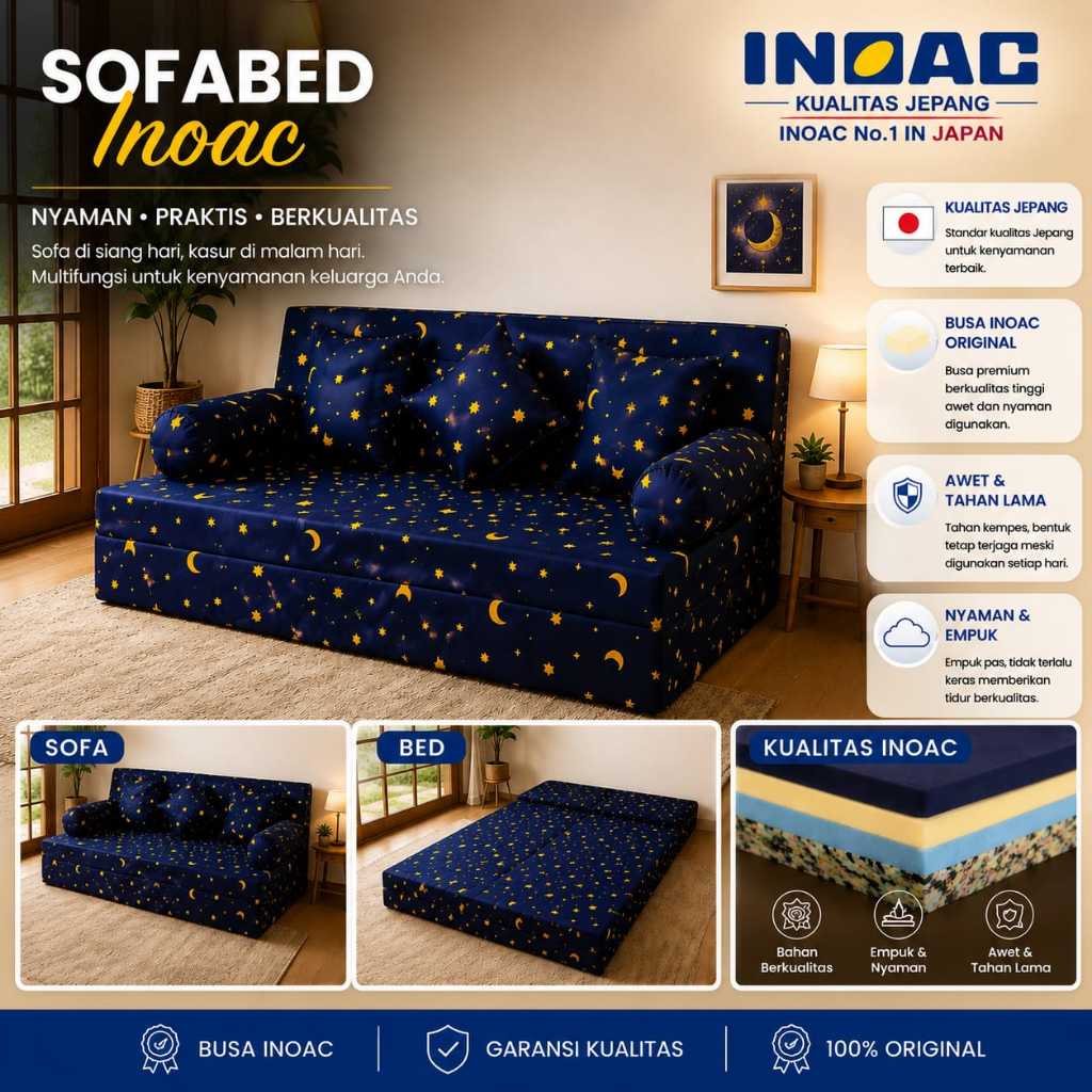 SOFABED BUSA INOAC EON D23 ORIGINAL INOAC