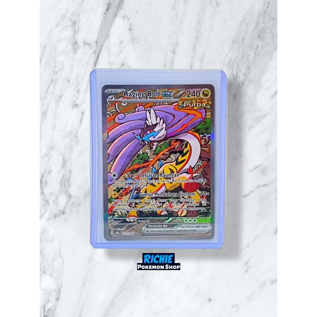 Raging Bolt EX SAR - Pokemon TCG Indonesia