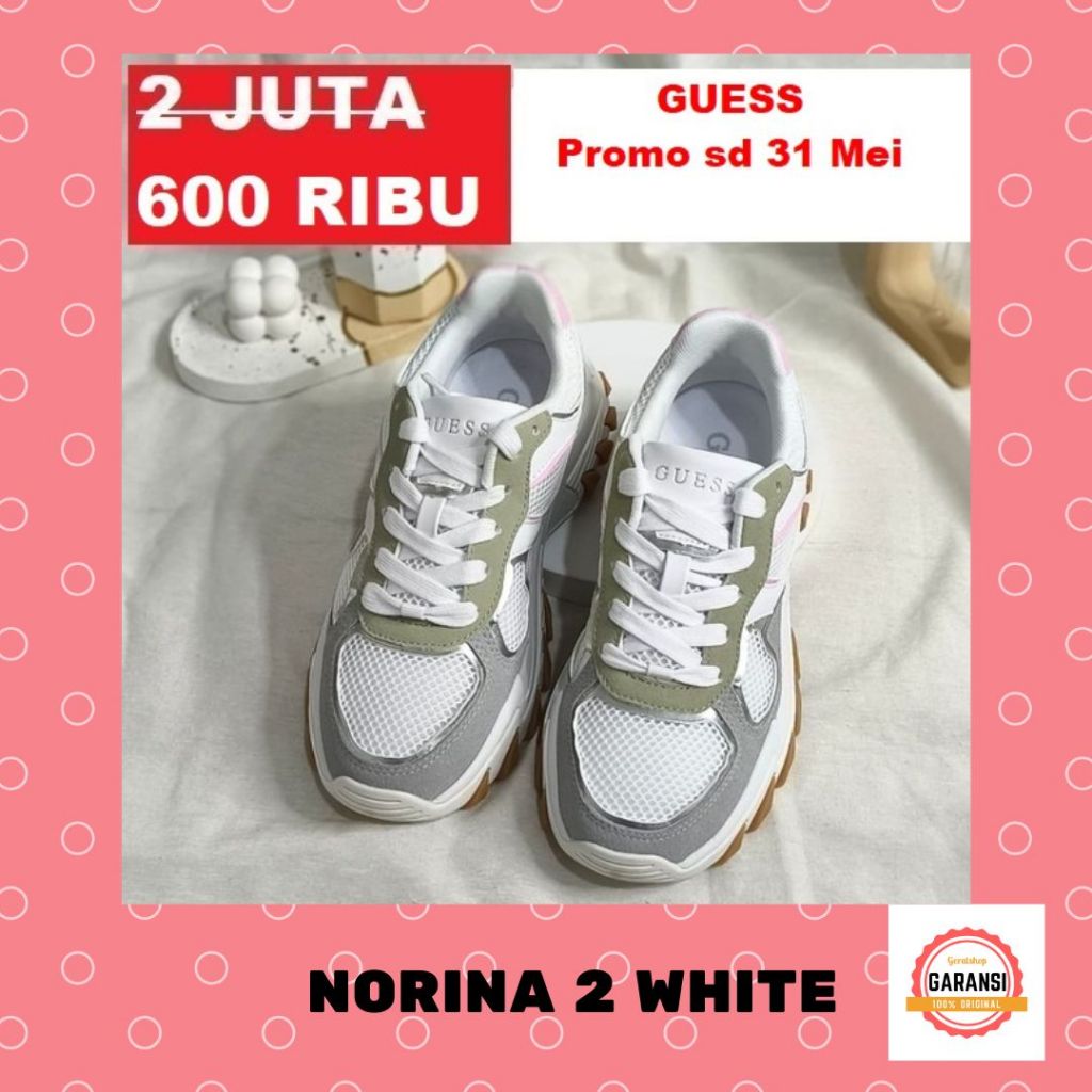Sepatu sneakers wanita seri NORINA Guess 100% original store