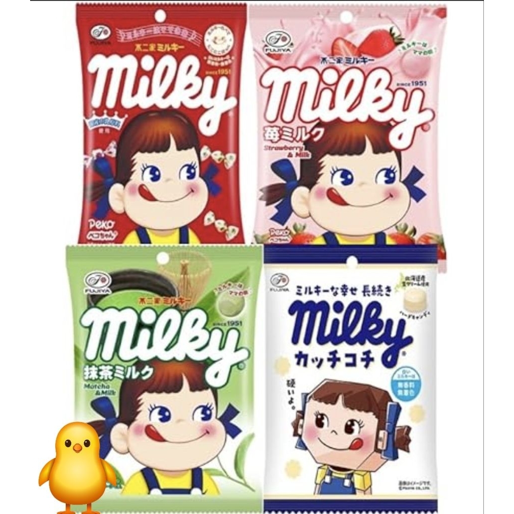 Japan Fujiya Peko Sweets Milky Soft Candy Permen Susu Jepang